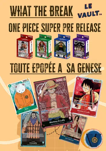One Piece Super Pre Realese 1 € PDD - La Genese du TCG OP