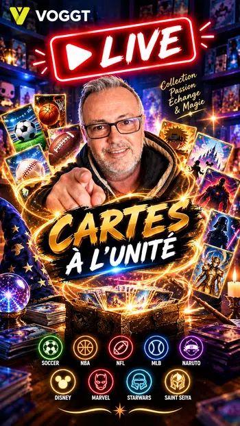 Live cartes à l'unité Foot
