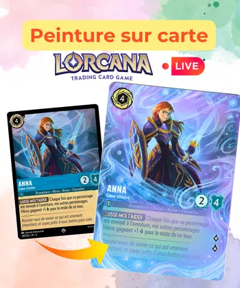 ✨Peinture sur carte en live - Chapitre 8 ✨