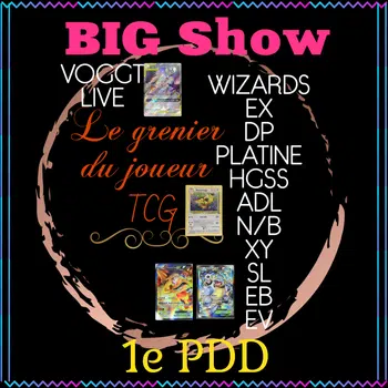 💥 BIG SHOW 1€ PDD WIZARDS, DP, HGSS, XY, N&B, EX ... ULTRA, ESCOUADE 💥