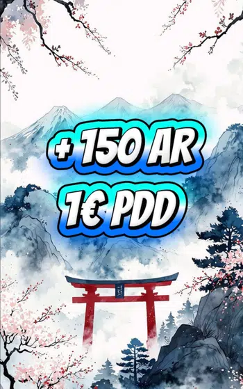 + 150 AR 1€ PDD 🌸 Bon d’achat Voggt à gagner 🎁