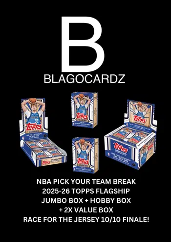 Bonus Packs! Rookie Autos! NBA Topps Flagship Jumbo Box + Hobby Box PYT Break #292 (Last Race for the Jersey)