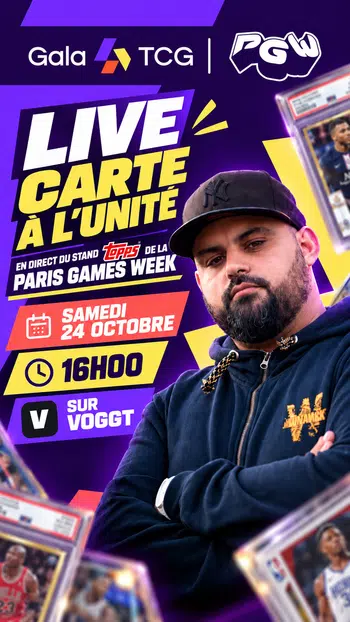 Live depuis la PARIS GAMES WEEK !!! Cartes à l'unité !!!
