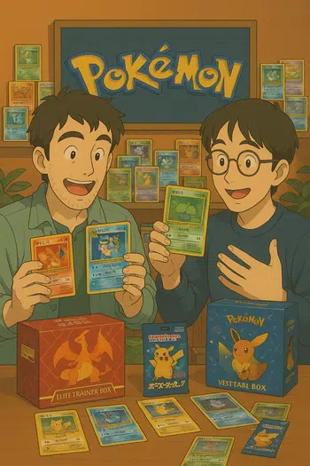 show de carte japonaise, scellé & staff