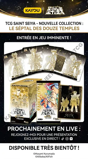 Nouveau Saint Seiya Kayou W01  - Objectif cartes numérotées /12 et /85
