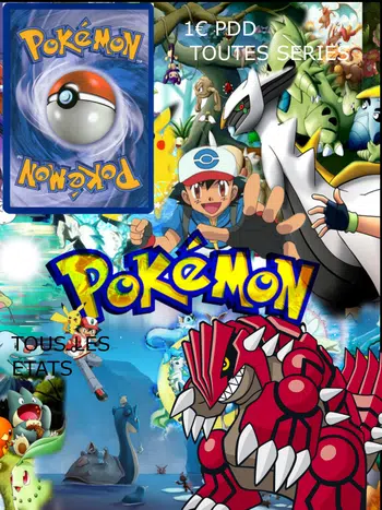énorme show pokémon 1€,2€ pdd etc... bloc ex, platine, etc...