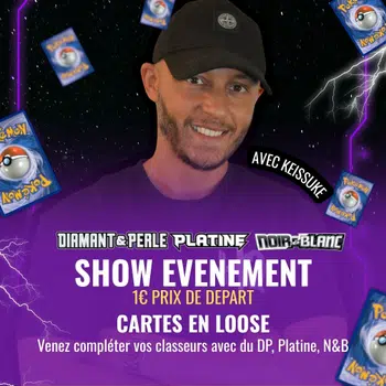 Show 1€PDD cartes Diamant et Perle Platine Noir et Blanc