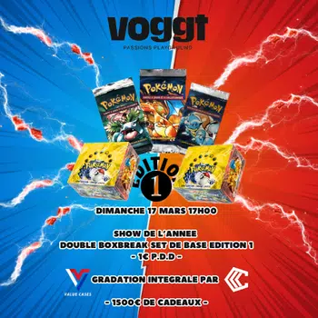 SHOW DE L'ANNEE - DOUBLE BOXBREAK SET DE BASE EDITION 1 (1E PDD) - GRADATION INTEGRALE EN PARTENARIAT AVEC CCC & 1500€ DE CADEAUX !!! 😱