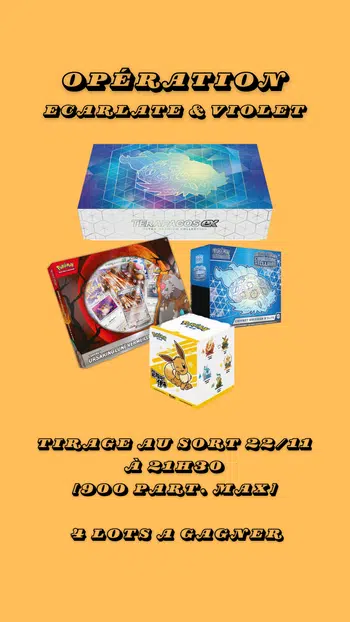 OPERATION E&V ! Boxbreak EV8 , Gros tirage au sort : UPC, ETB, Coffret