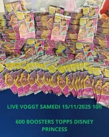 600 boosters Topps Disney Princess 2017