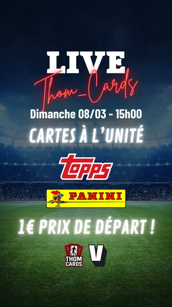 ⚽ 1€ PDD - MEGA SHOW CARTES À L'UNITÉ ! 💥