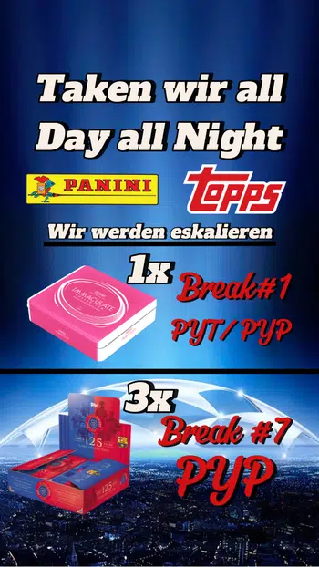 🔥 Es wird wieder Heiß🔥 1x PYP/PYT immaculate Break + 3 Boxen PYP 125 Jahre Barcelona