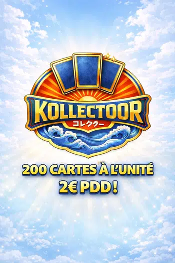 200 CARTES À L'UNITE 2€ PDD !