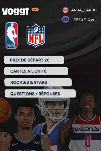 1st Show - Cartes à l'unité - NFL & NBA