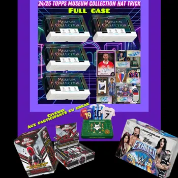CASE BREAK TOPPS MUSEUM HAT-TRICK✨✨topps chrome DEADPOOL ✨✨  topps EXALTED WWE✨✨