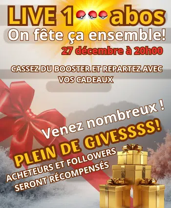 🔥 Live 1000 abos : giveways à gogo ! 🎁