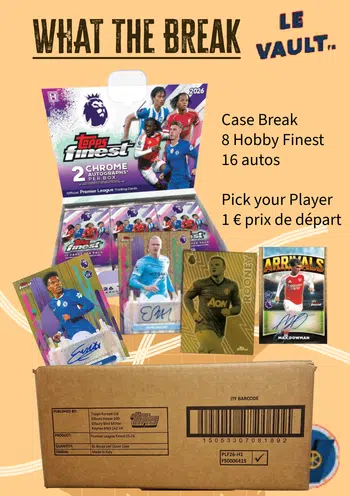 1 € Case Break Finest Premier League PYP au joueur
