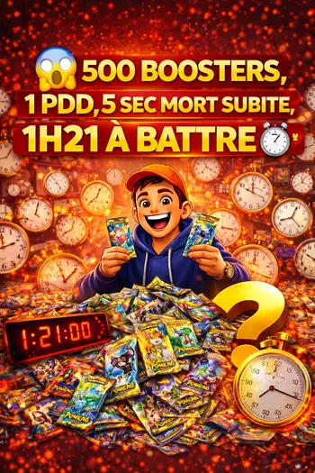 😱⏱️ 1h de boosters, 1 PDD, 5 sec mort subite, 372 a battre⏱️😱