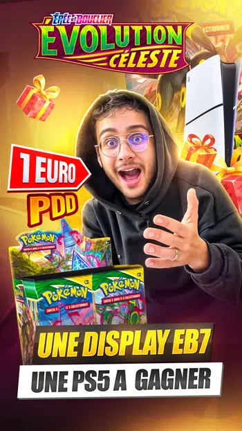 ⚡️ BOXBREAK DISPLAY EB7 - Evolution Celeste 👑 1 PS5 À GAGNER / GIVE NON STOP