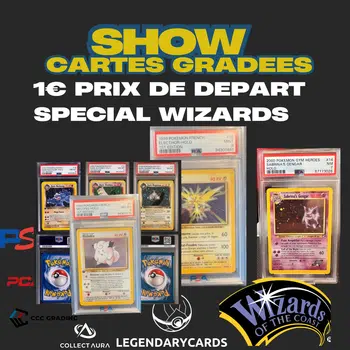 LE Plus GROS SHOW Bloc Wizards 1€ PDD (cartes gradées et loose)