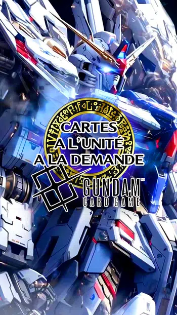 GUNDAM / CARTES ET LOTS SUR DEMANDE