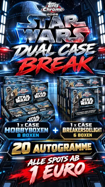 Star Wars Chrome 2026 1 x Case Hobby + 1 x Case Breakerdelight ab 1 Euro