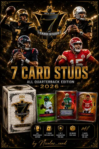 2026 Wild card 7 card studs all quaterback edition