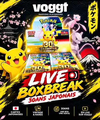 30ans Pokémon Japonais  🇯🇵 Boxbreak / Deck Noctali