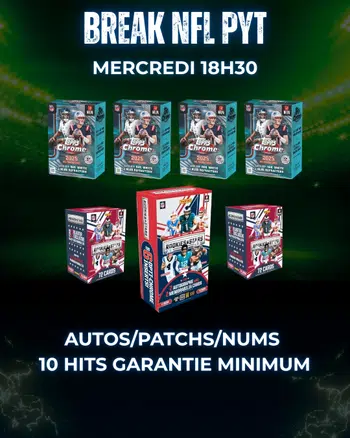BREAK PYT NFL !!  Autos + Patchs + Nums garantie (10 hits minimum)