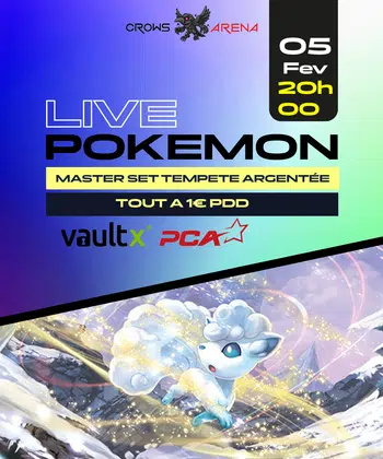 MASTER SET TEMPETE ARGENTEE A 1€ PDD !