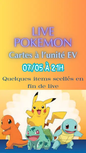 🚨Live Cartes à l'unité Pokémon🚨