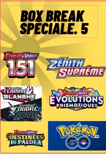 💥 BOXBREAK Full  ZÉNITH/151/PALDEA/10.5 ETC