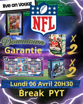 Break NFL 2025 Donruss exclu US + prizm + optic