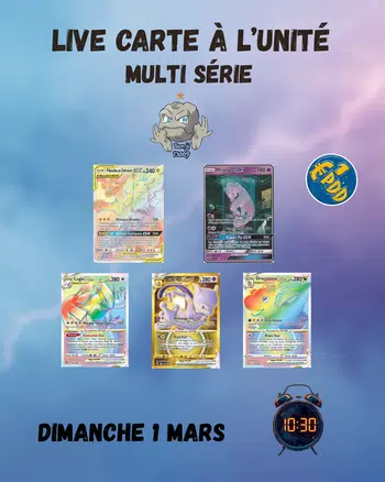 CARTE  a l'unité MULTIE SERIE LOOSE & Gradée