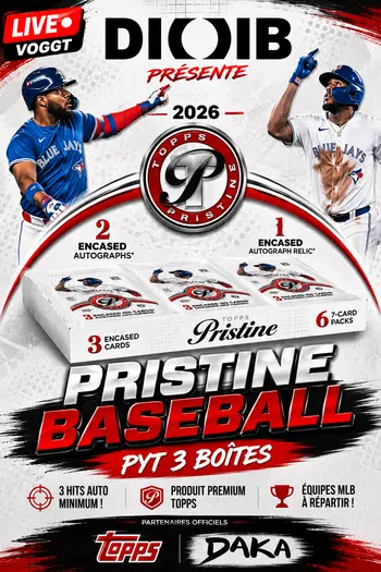 DEMI CASEBREAK PRISTINE BASEBALL  2026 + NOUVEAUTE MARVEL MINT