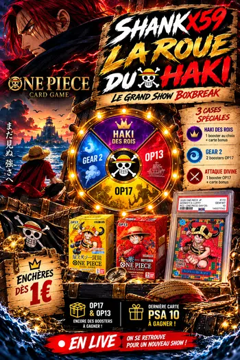 🏴‍☠️ OP17 & OP13 🎡 LA ROUE DU HAKI ⚡ DÈS 1€ 🎁 PSA 10 !