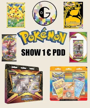 Gros show Pokémon 1€ PDD | Scellée EB et SL , carte à l'unité récent , vintage et plein de Pikachu !!!