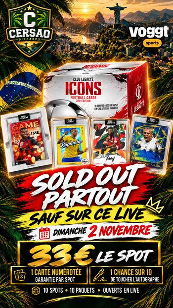 Club Legacyz 3rd Edition — 1 Numérotée garantie, 1 auto sur 10 - SOLD OUT CHEZ CLUB LEGACYZ