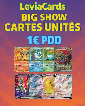 BIG SHOW CARTES UNITES JPN 1€ PDD - SAR , SR , AR , CHR 🔥