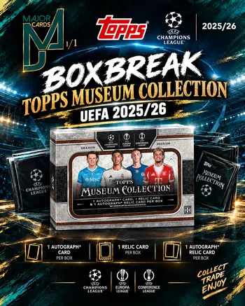 ⚽🔥 NEW TOPPS MUSEUM UEFA CLUB COMPETITIONS 25/26 🔥⚽