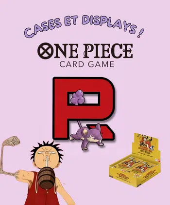 One piece cases et displays scellé !