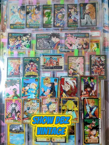 BIG SHOW DBZ Visual adventure grand combat carddass lots récents