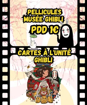 PELICULLES DU STUDIO GHIBLI PDD1 / CARTES A L'UNITE