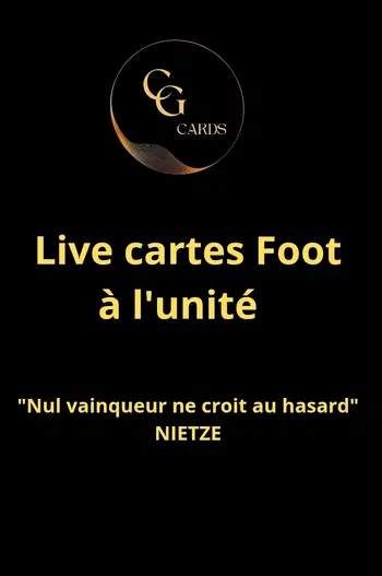 Live cartes à l'unité Foot NBA TCG