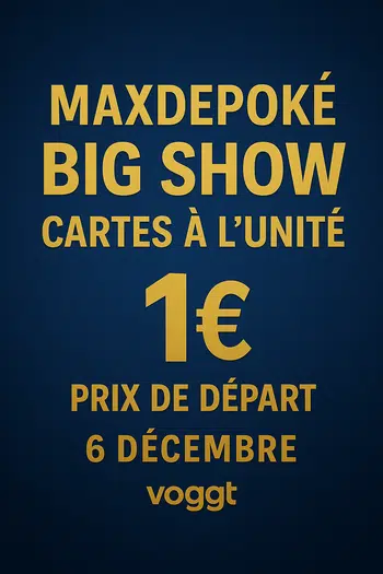 BIG SHOW CARTES A L'UNITE 1€ PDD