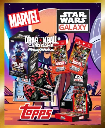 Galaxy Star wars, Dragon Ball FB04 et Marvel