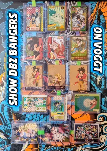 ⛩️🇯🇵SHOW DBZ LÉGENDAIRE 🇯🇵⛩️Hondan carddass,super battle,Visual adventure,lots,jumbo