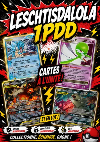 1e Pdd cartes unité, scellés et lots de cartes