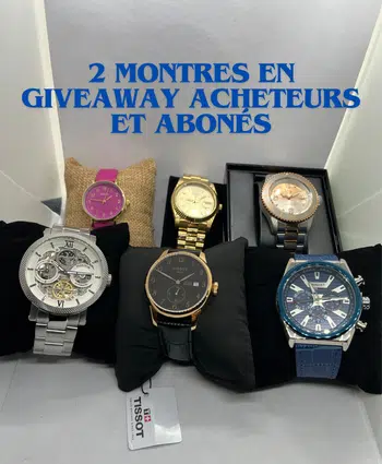 15€ offerts sur Voggt / Enchères 1€ Montres Hommes & Femmes 🔥🔥🔥