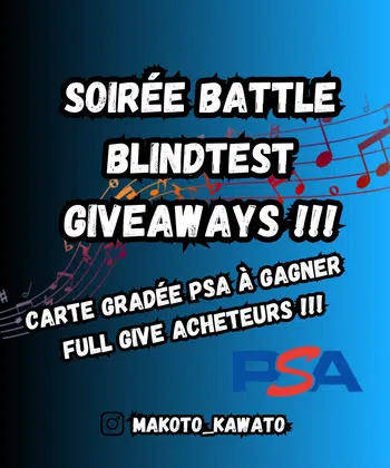 BLINDTEST CARTE PSA FULL GIVE ACHETEURS !!